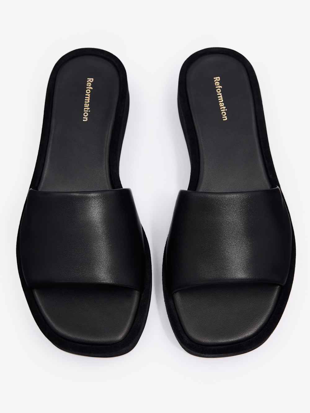 Esme Platform Sandal - Black Suede Leather