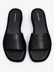 Esme Platform Sandal - Black Suede Leather