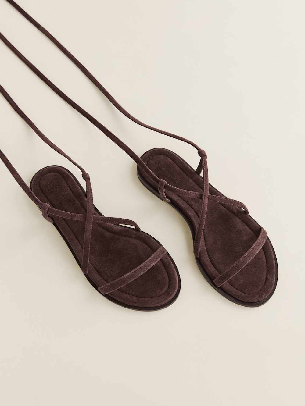 Jamie Flat Sandal - Espresso Suede