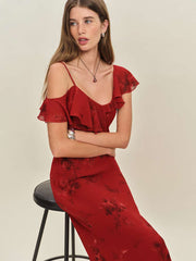 Martine Dress - Vermillion