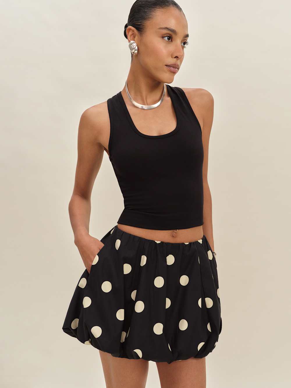 Moxie Skirt - Moon Dot