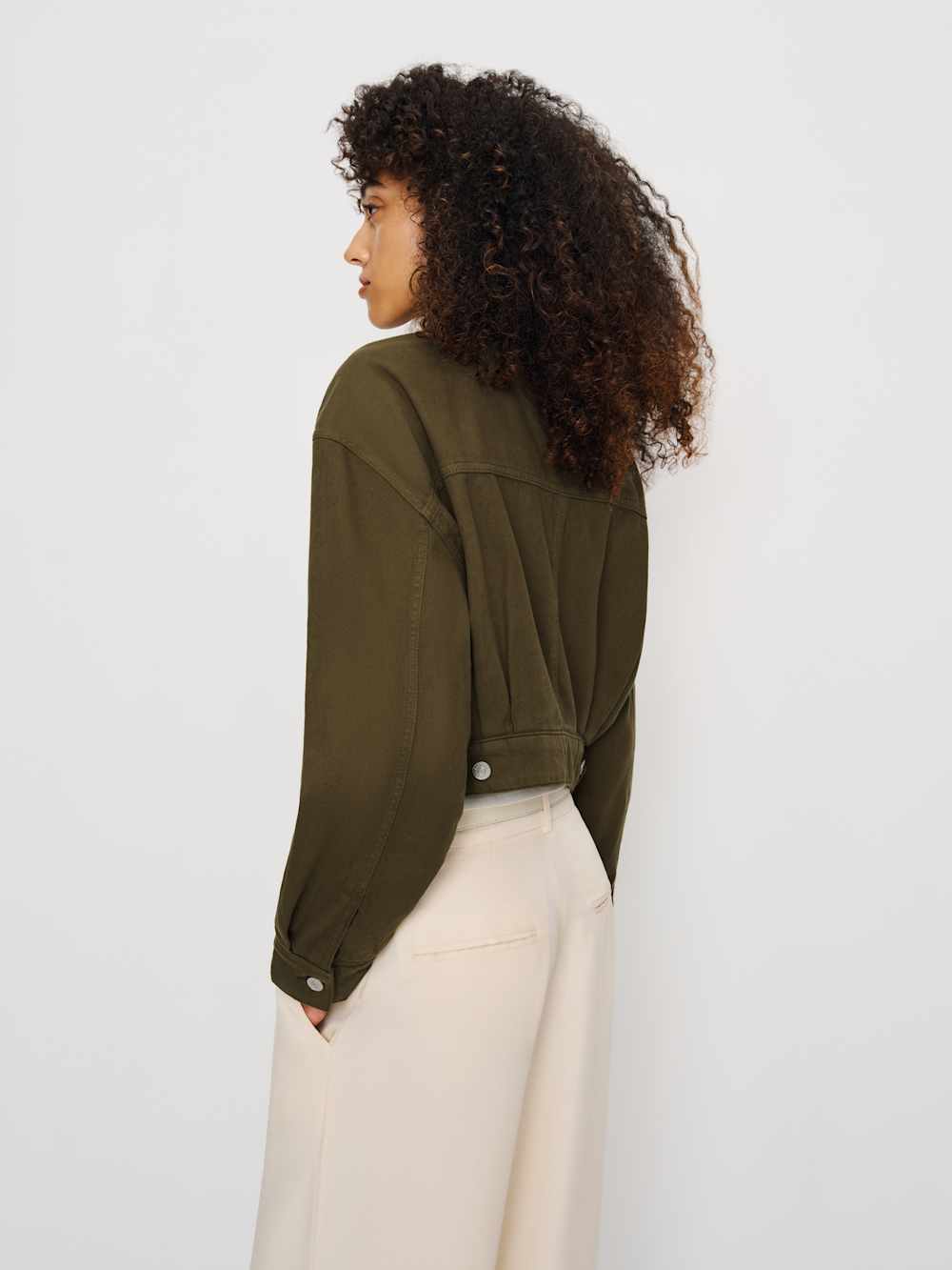 Hudson Military Twill Jacket - Dark Olive