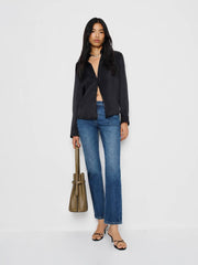 Luca Stretch Low Rise Slim Straight Cropped Jeans - Mellusine