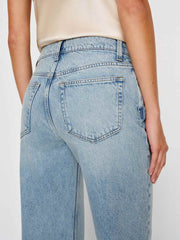 Kara Low Rise Loose Flare Jeans - Burnett