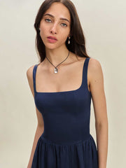 Janu Linen Dress - Danube