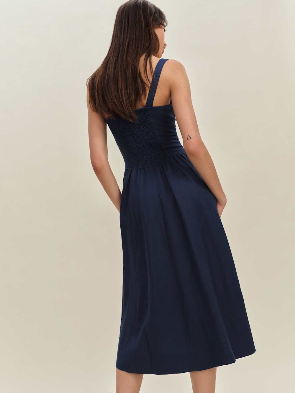 Janu Linen Dress - Danube