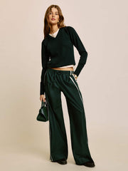 Petites Julien Poplin Pant - Forest