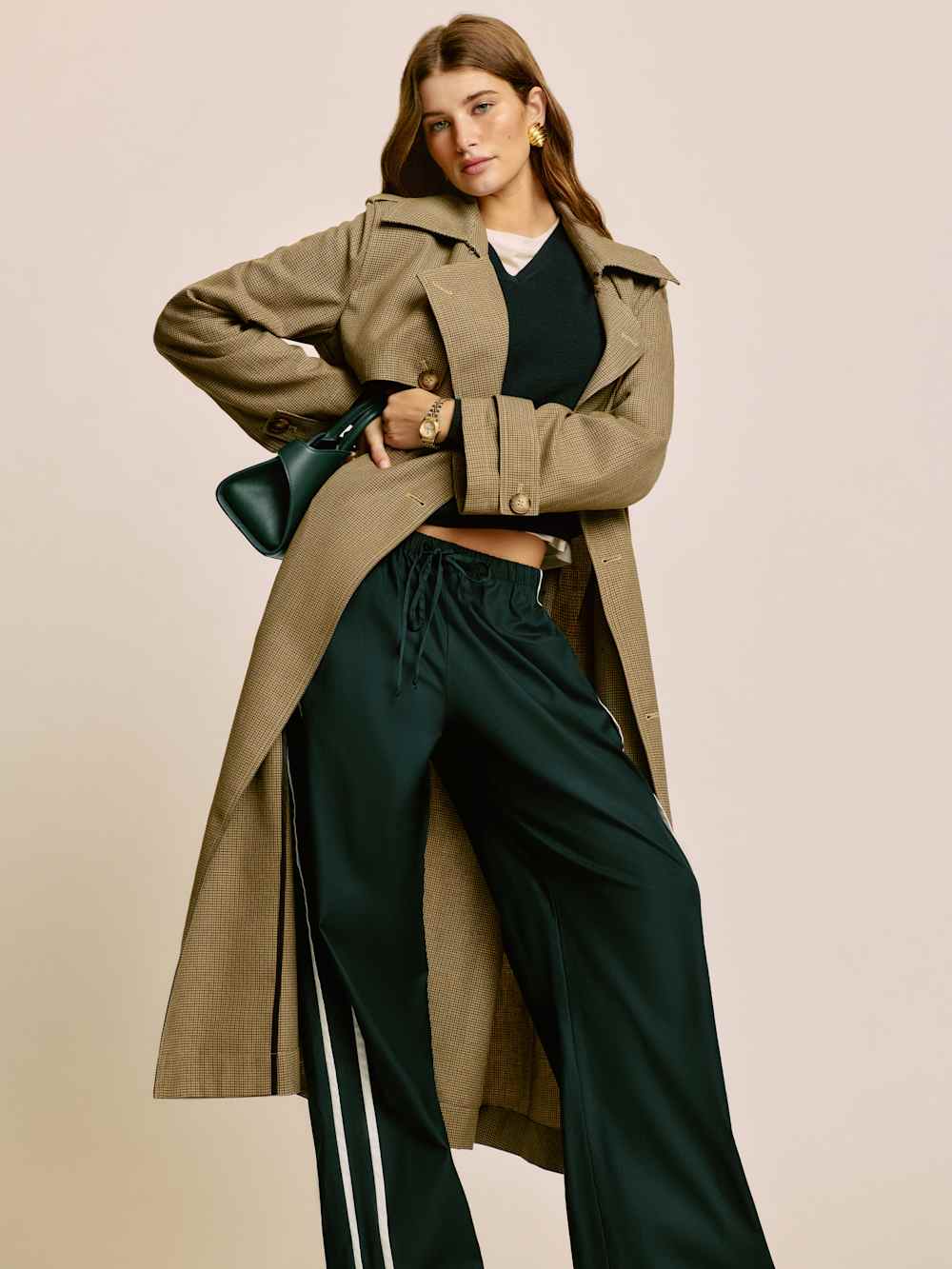 Petites Julien Poplin Pant - Forest