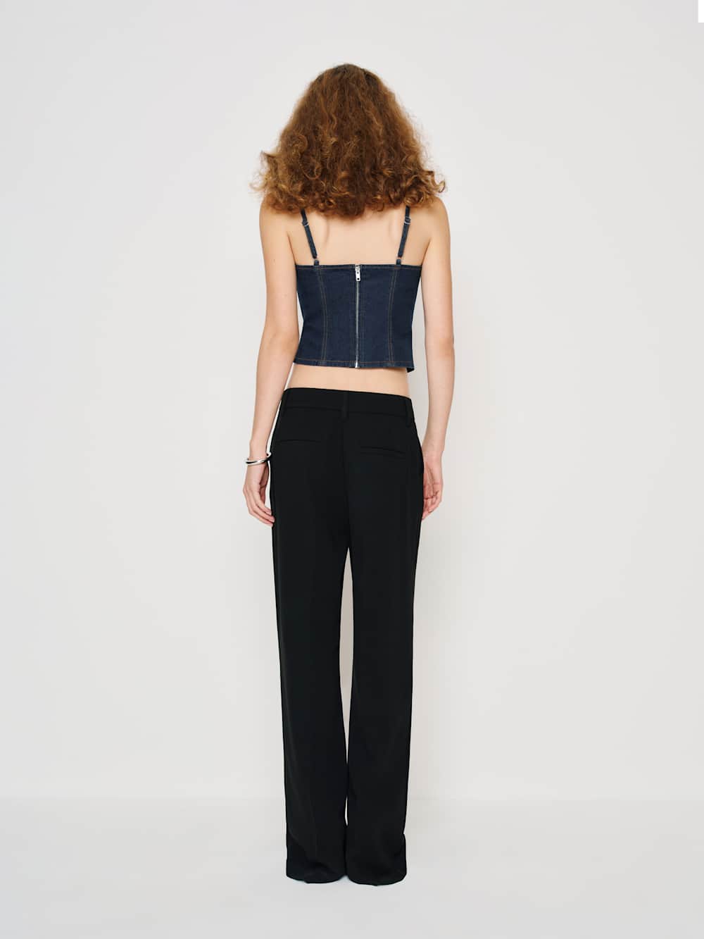 Rebecca Super Stretch Denim Top - Lamond