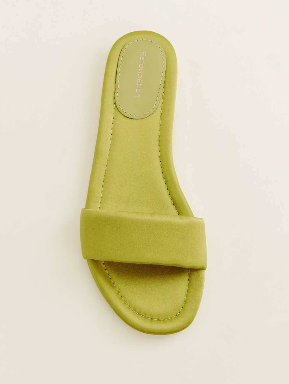 Tory Mule Sandal - Kiwi Satin