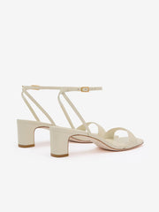 Sage Heeled Sandal - Almond Leather