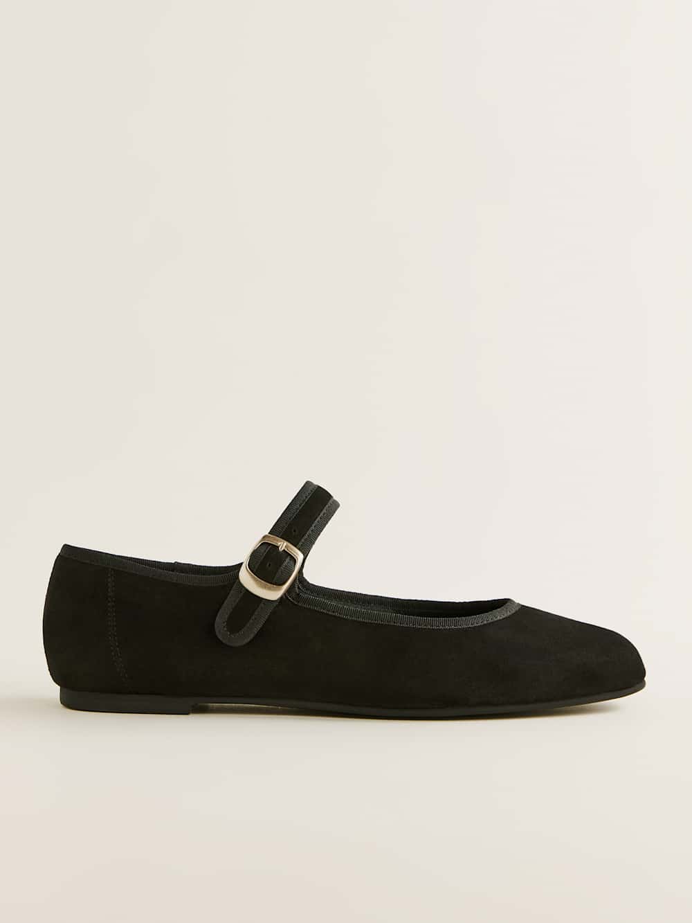 Tilly Ballet Flat - Black Suede