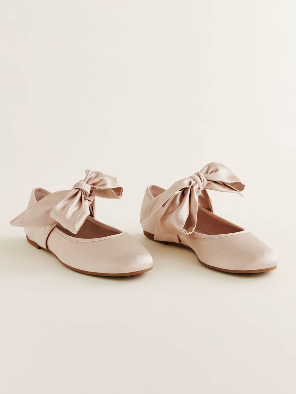 Talia Ballet Flat - Ballet Pink Satin