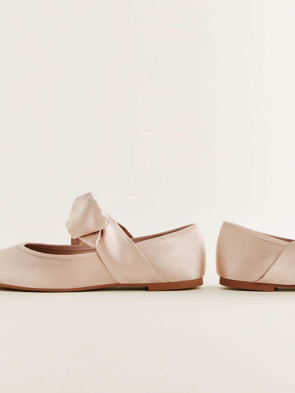 Talia Ballet Flat - Ballet Pink Satin