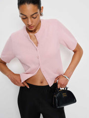 Maude Cashmere Cardigan - Cherry Blossom