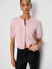 Maude Cashmere Cardigan - Cherry Blossom