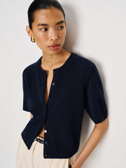 Maude Cashmere Cardigan - Navy
