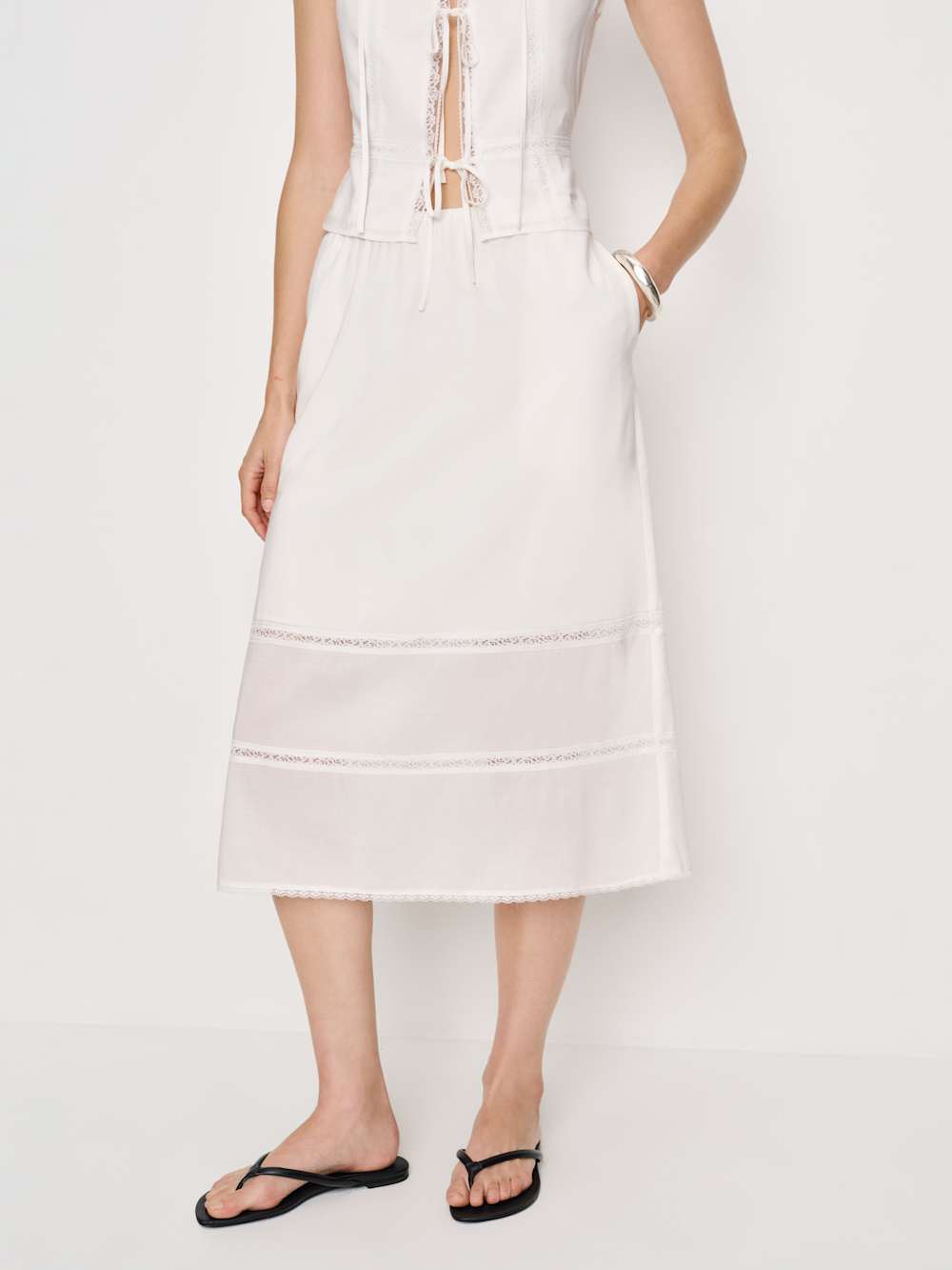 Ainsley Two Piece - White