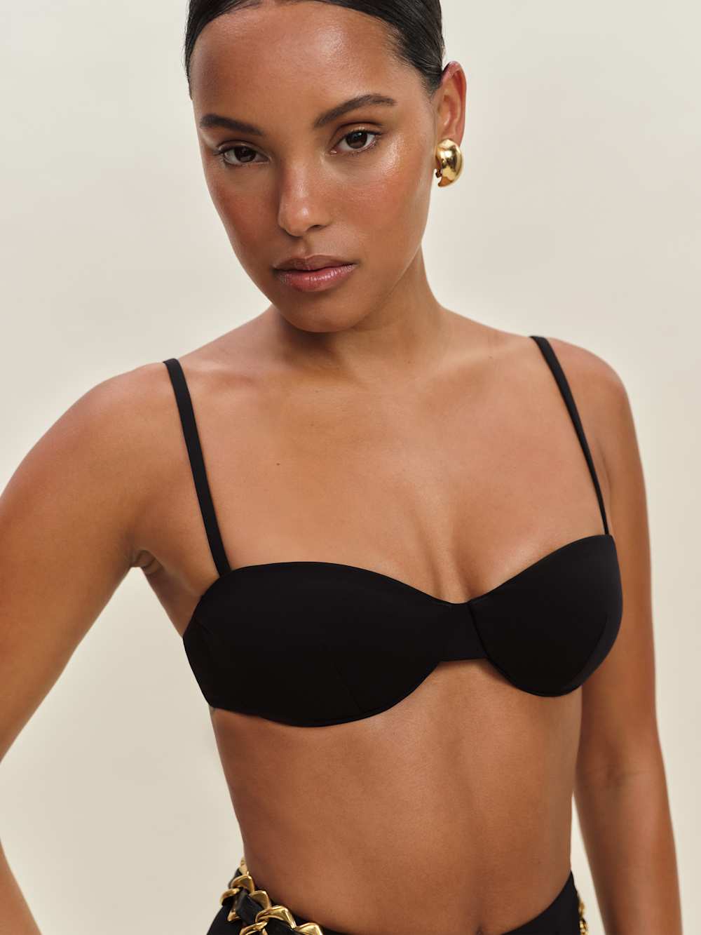 Makena Bikini Top - Black