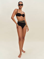 Makena Bikini Top - Black