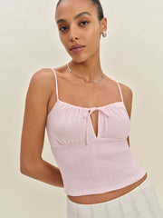 Marissa Knit Tank - Cherry Blossom