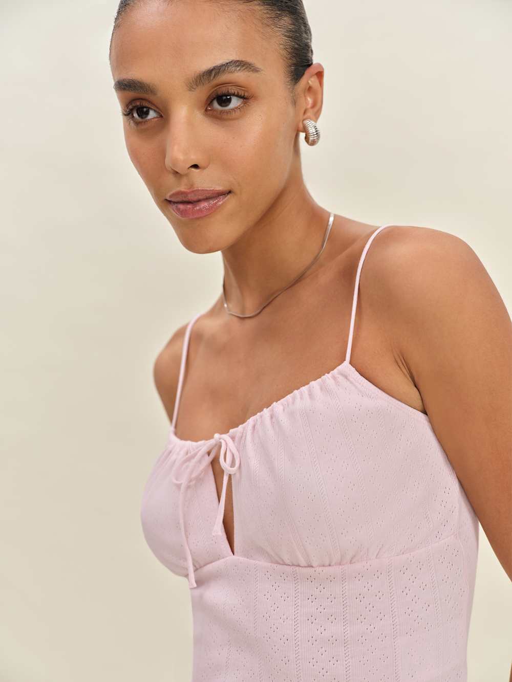 Marissa Knit Tank - Cherry Blossom