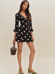 Lyssa Dress - Moon Dot
