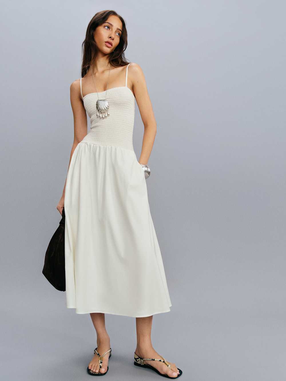 Nellie Knit Dress - Fior Di Latte