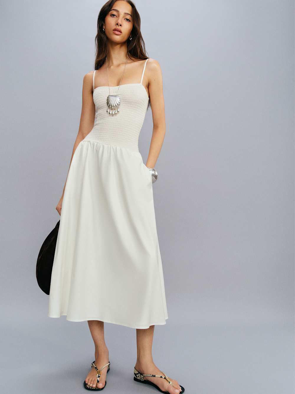 Nellie Knit Dress - Fior Di Latte