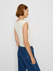 Aletta Knit Top - Fior Di Latte