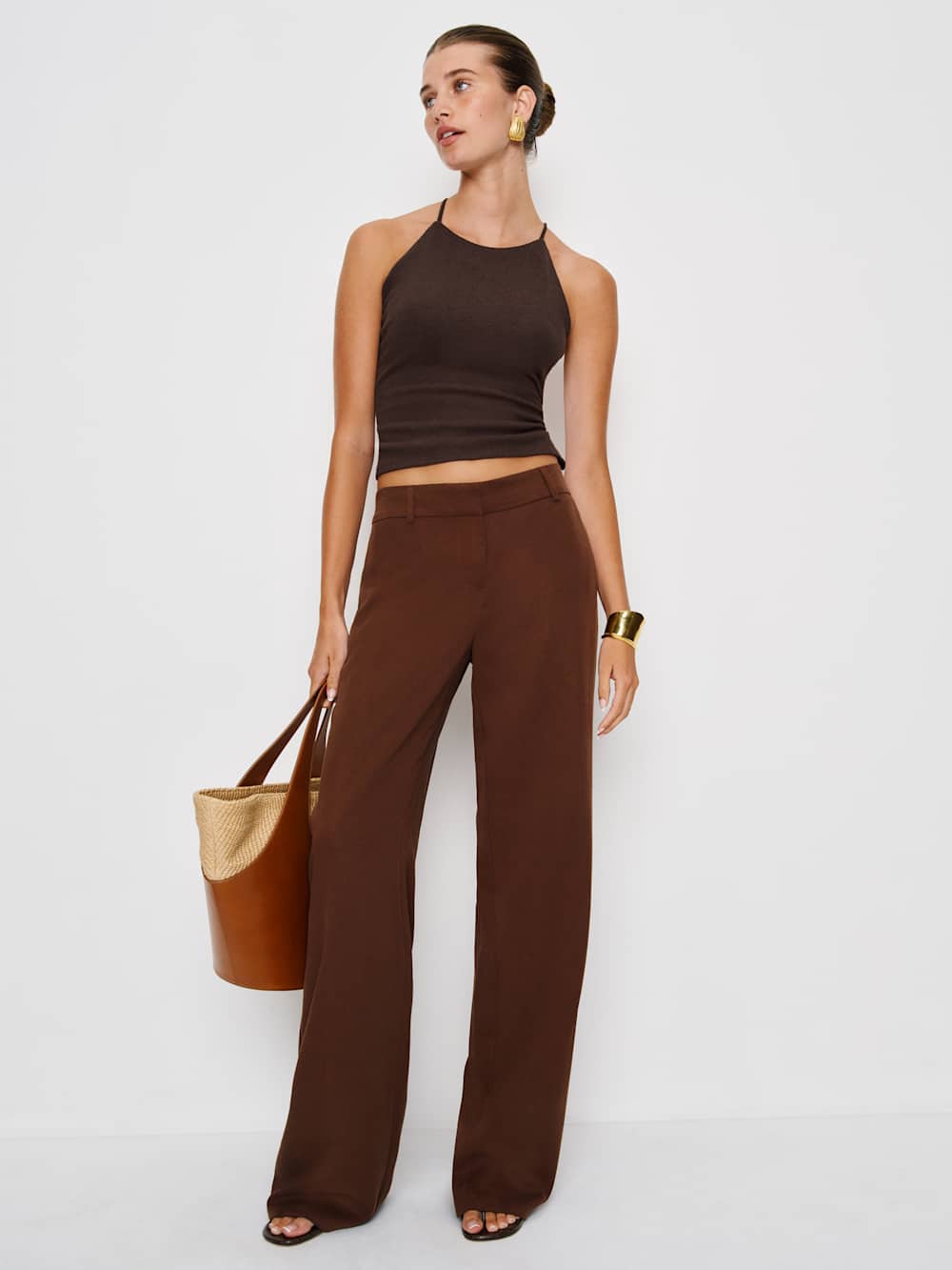 Vevina Knit Top - Mole