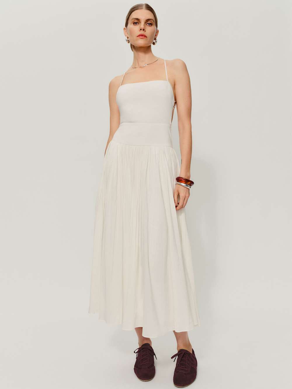 Perlette Dress - Ivory