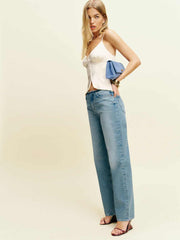 Lumi Silk Top - Fior Di Latte