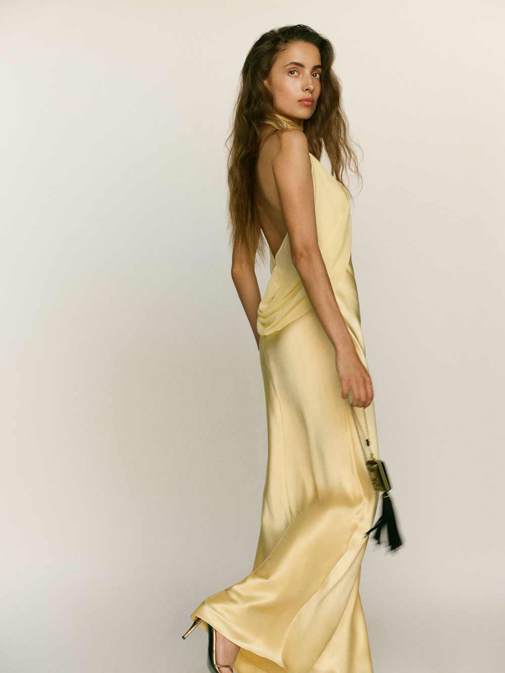 Dorcas Silk Dress - Blonde
