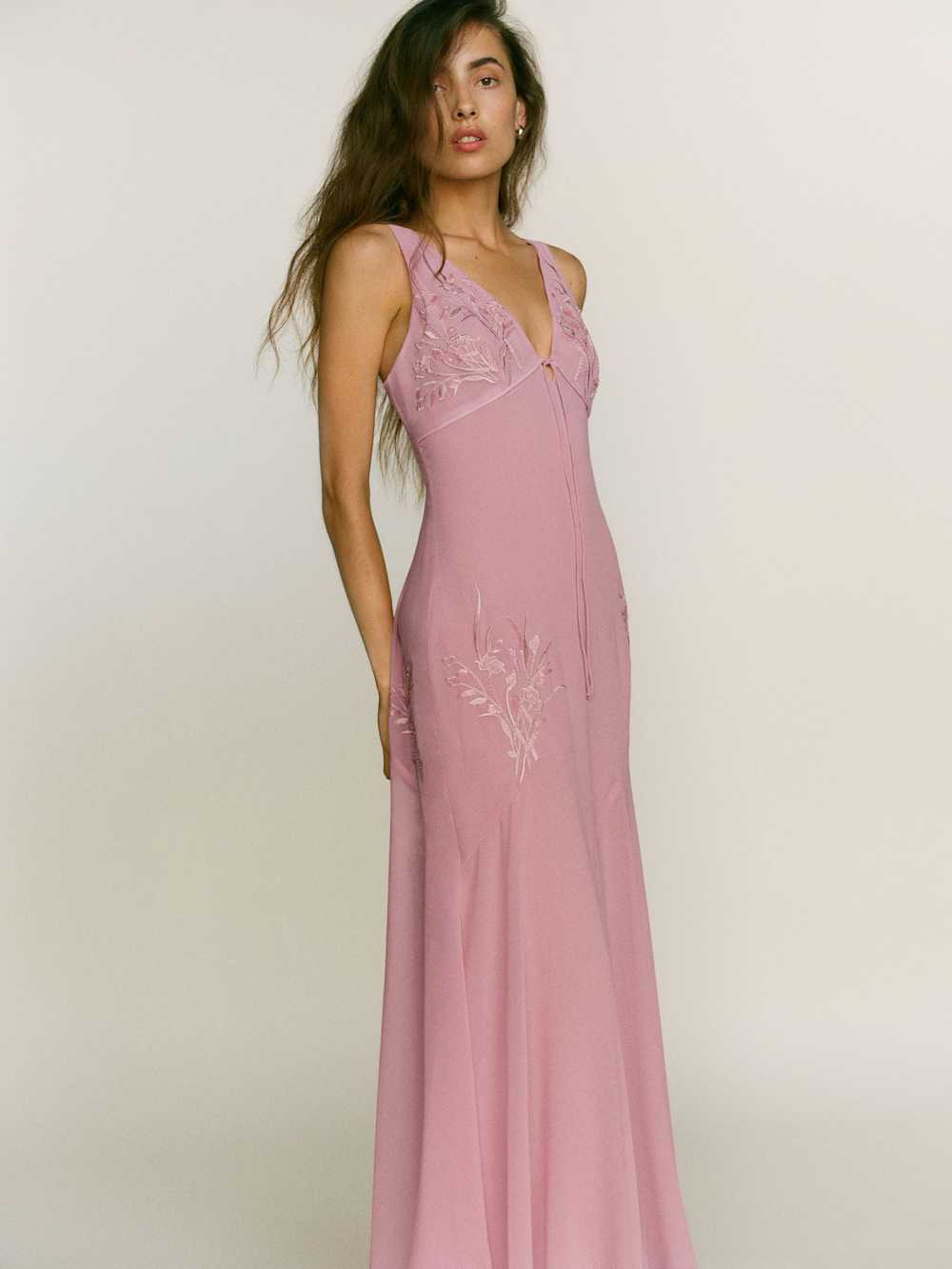 Ziva Dress - Rose Taffy