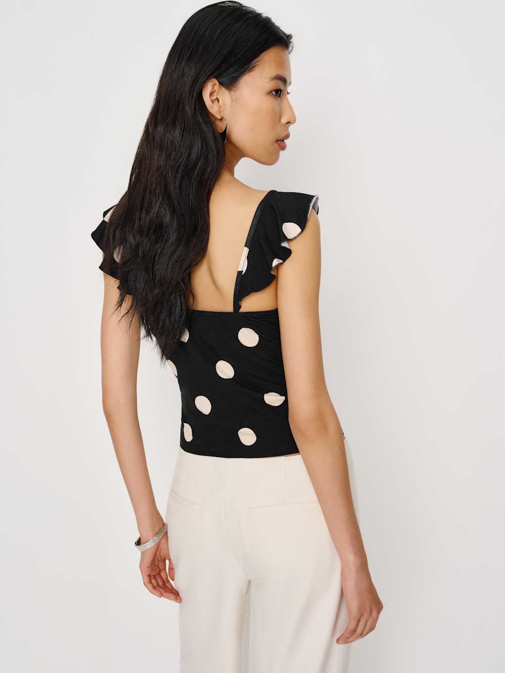 Lemmy Knit Top - Moon Dot