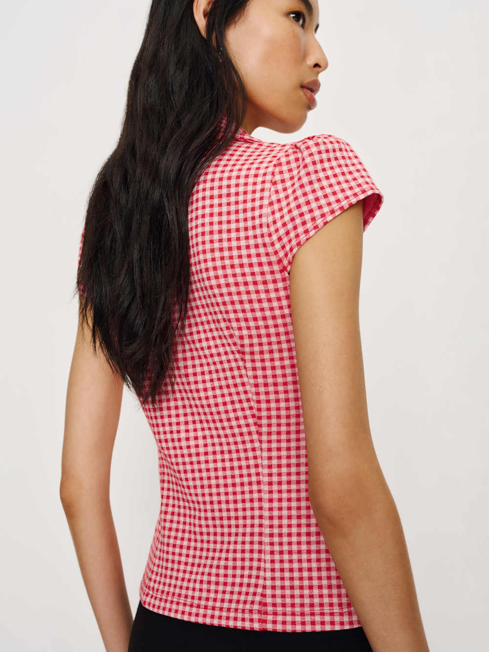 Jenna Knit Top - Red And Pink