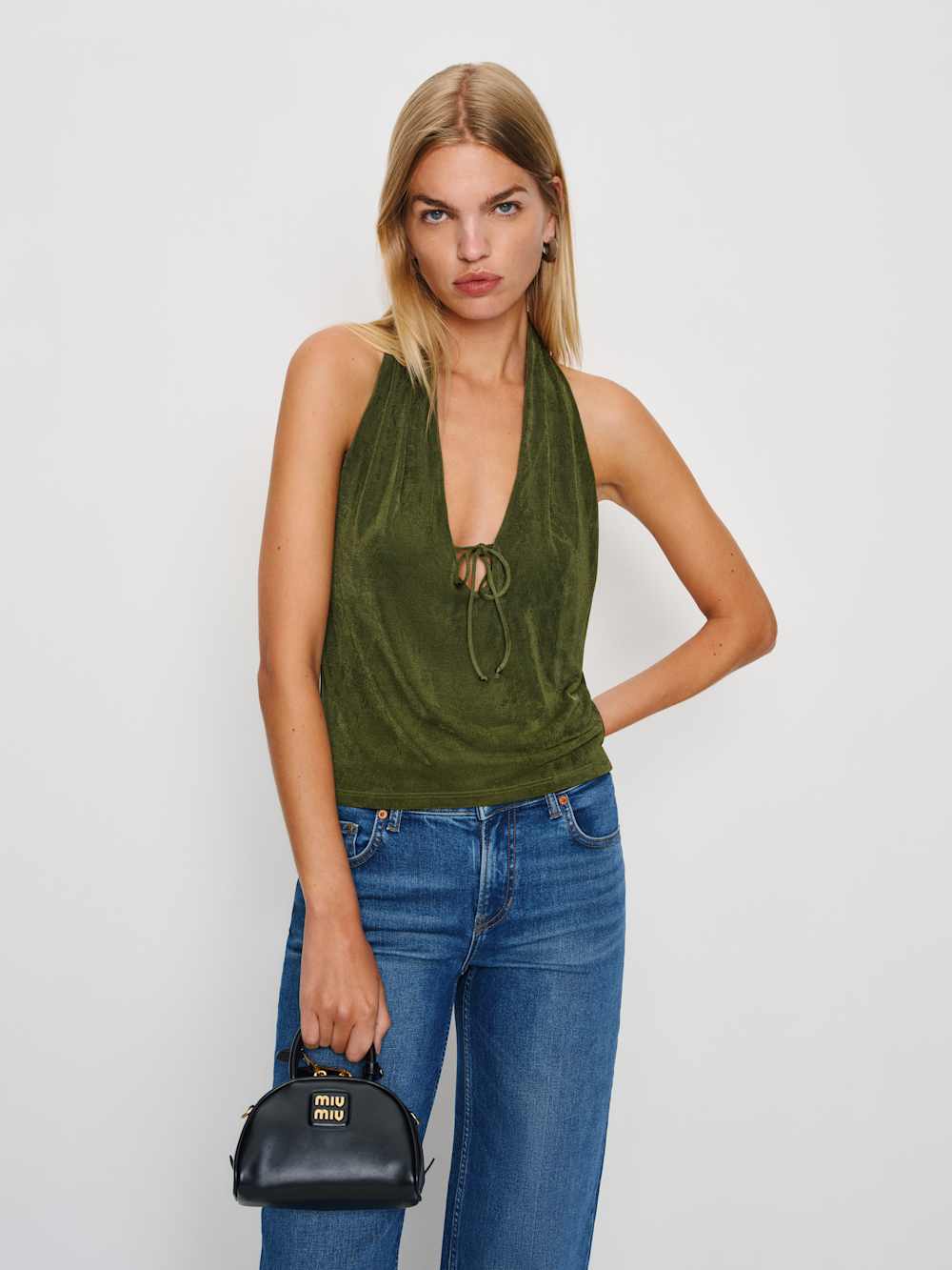 Aramis Knit Top - Lizard