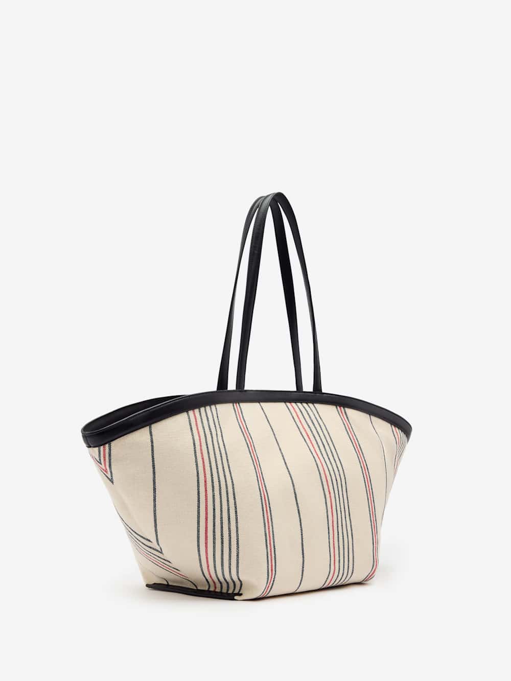 Lucia Tote Bag - Multi Stripe Canvas