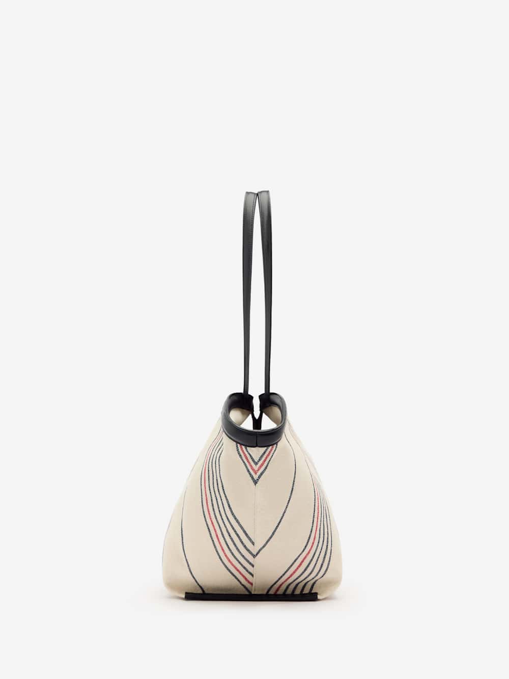 Lucia Tote Bag - Multi Stripe Canvas