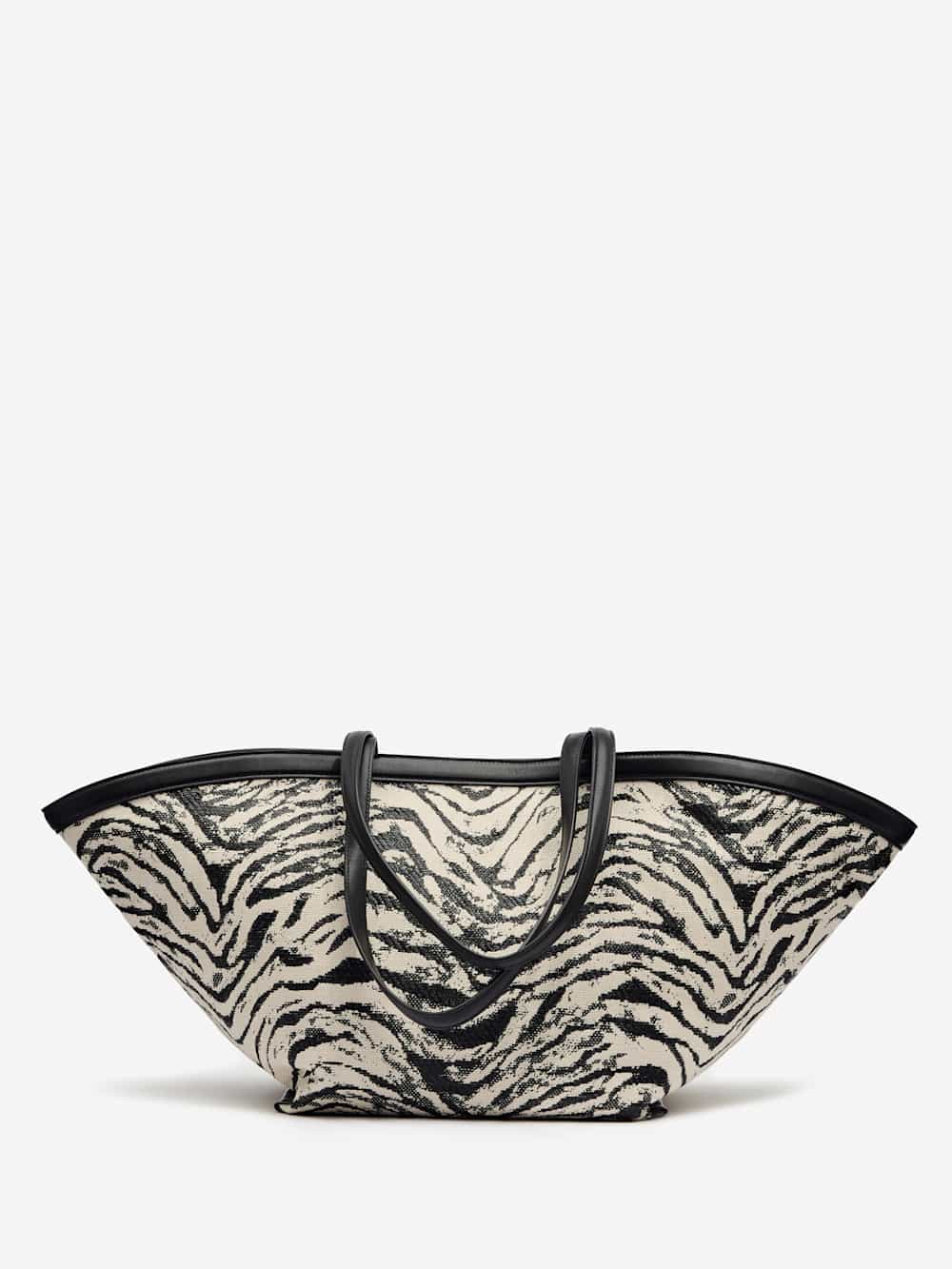 Lucia Tote Bag - Zebra Raffia