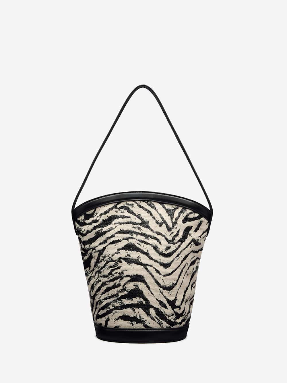 Giuliana Bag - Zebra Raffia