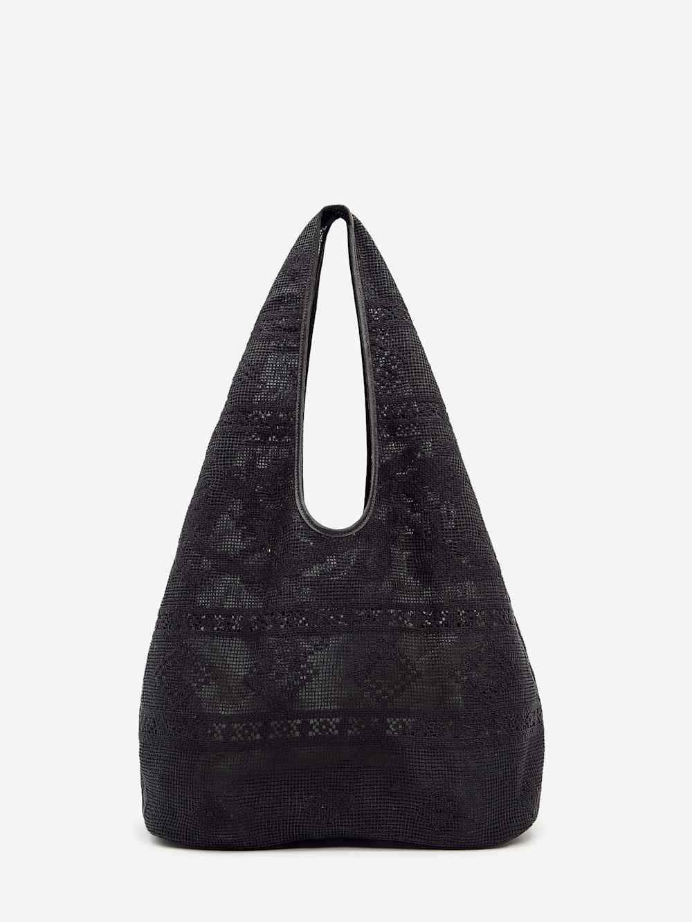 Aurelia Tote Bag - Black Lace