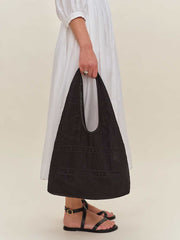 Aurelia Tote Bag - Black Lace