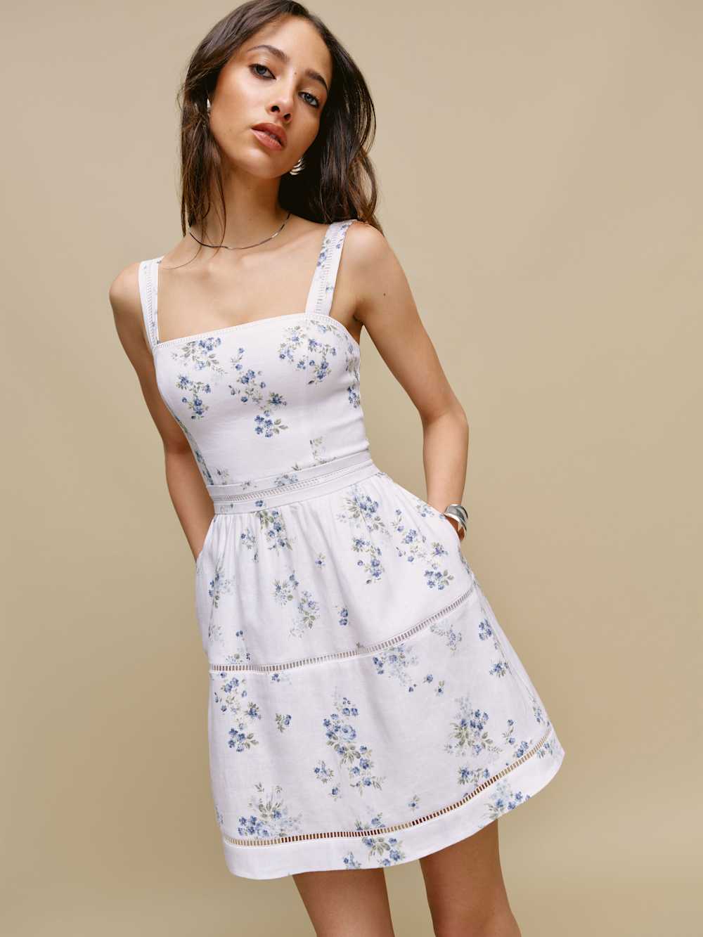 Everett Mini Linen Dress - Truly