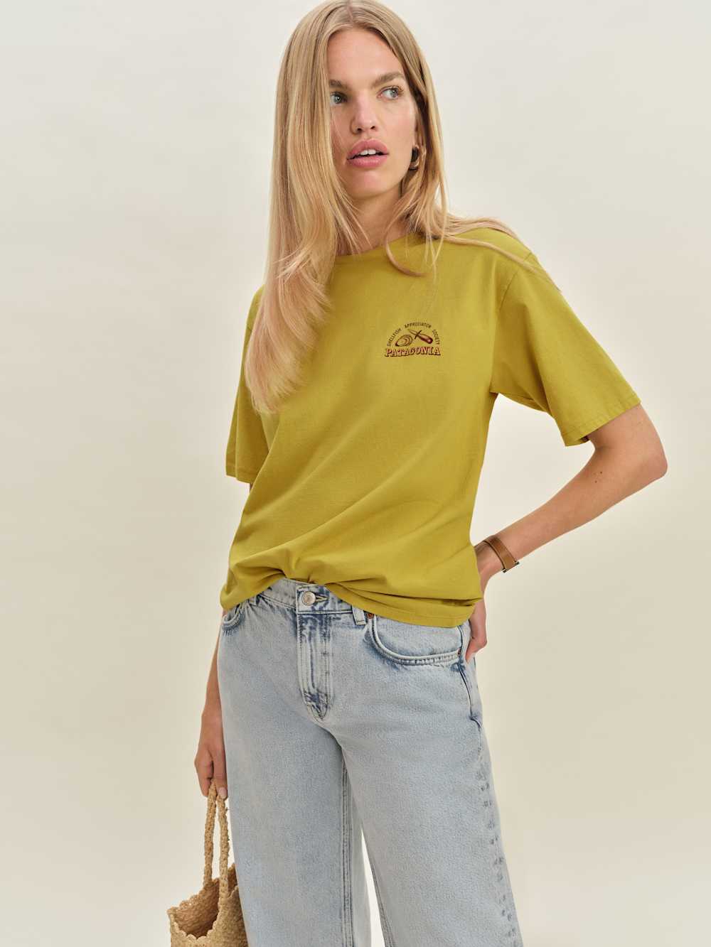 Patagonia M's Aquatic Action Organic T-shirt - Bundle Green