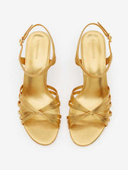 Paloma Heeled Sandal - Vintage Gold