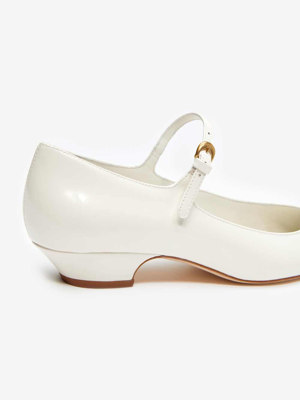 Kimberly Pump - White Leather