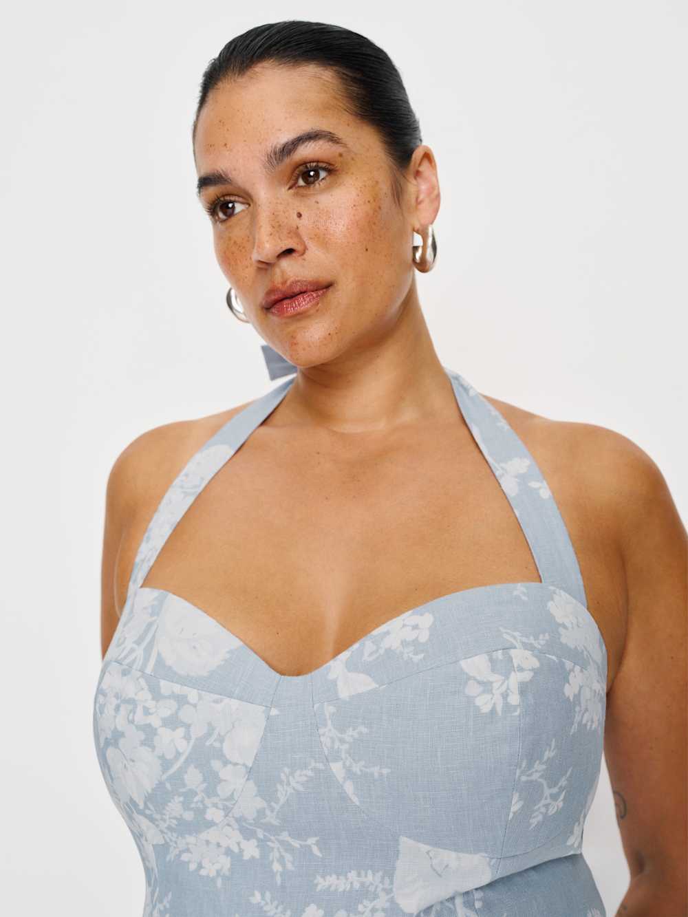 Tala Linen Dress Es - Angelic