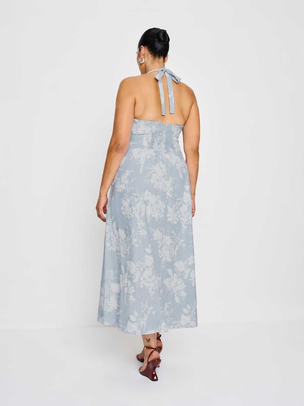Tala Linen Dress Es - Angelic